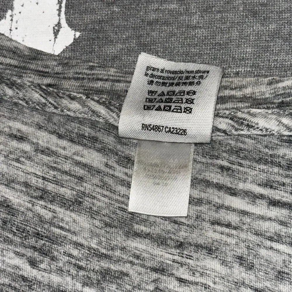 Victoria’s Secret PINK Checker Sequin Bling Gray Short Sleeve Tee Shirt - LG - Picture 7 of 9